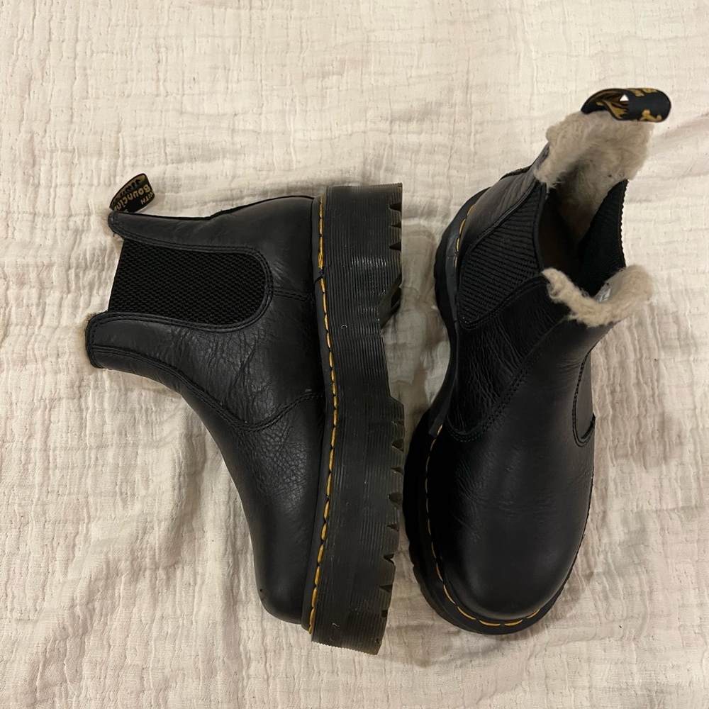 Dr. Marten platform booties